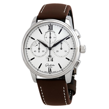 Glashutte Glashuette Senator Varnish Matt White Dial Automatic Men's Chronograph Watch 1-37-01-05-02-35