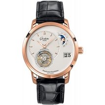 Glashutte PanoLunar Silver Dial Automatic Men's Watch 93-02-05-05-04