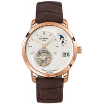 Glashutte PanoLunarTourbillon Silver Dial Men's Watch 93-02-05-05-05