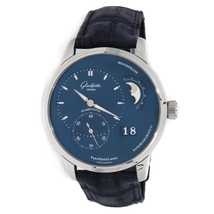 Glashutte PanoMaticLunar Blue Dial Automatic Men's Watch 90-02-46-32-30
