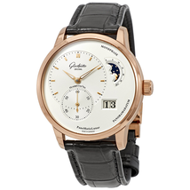 Glashutte PanoMaticLunar Silver Dial Men's Watch 90-02-45-35-05