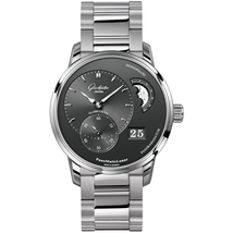 Glashutte PanoMaticLunar Silver Dial Men's Watch 90-02-43-32-24