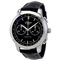 Glashutte Senator Chronograph XL Auto Black Dial Men's Watch 39-34-20-42-04
