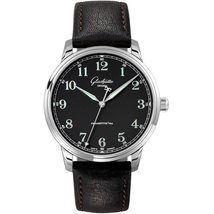 Glashutte Senator Excellence Black Dial Automatic Men's Watch 36-01-03-02-30