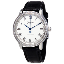 Glashutte Senator Silver Dial Automatic Men's Watch 39-59-01-12-04