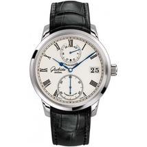 Glashutte Senator Silver Dial Men's Hand Wind Watch 58-01-01-04-04