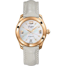 Glashutte Serenade Mother Of Pearl Dial Ladies Watch 39-22-12-01-04