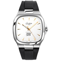 Glashutte Seventies Silver Dial Automatic Men's Watch 39-47-11-12-06