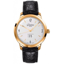 Glashutte Sixties Panorama Silver Dial Men's Watch 39-47-01-01-04