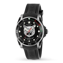 Gucci Gucci Dive Quartz Black Dial Ladies Watch YA136320 YA136320