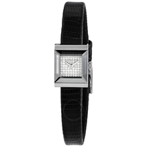 Gucci G-Frame Diamond Pave Dial Ladies Watch YA128530