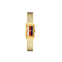 Gucci Gucci G-Frame Quartz Whie, Red and Navy Dial Ladies Watch YA147511 YA147511