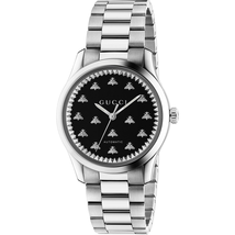 Gucci Gucci G-Timeless Automatic Black Onyx Stone Dial Ladies Watch YA1264130 YA1264130