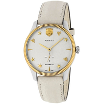 Gucci Gucci G-Timeless Automatic Silver Dial Men's Watch YA126348 YA126348