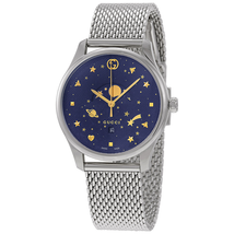 Gucci G-Timeless Blue Motifs Dial Men's Watch YA126328