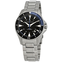 Hamilton Khaki Navy Scuba Automatic Black Dial Batman Bezel Men's Watch H82315131