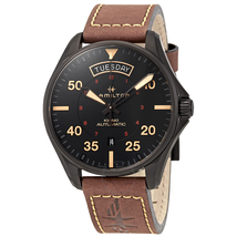 Hamilton Khaki Pilot Automatic Black Dial Men's Watch H64605531