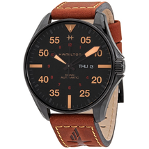 Hamilton Khaki Pilot Automatic Black Dial Men's Watch H64705531