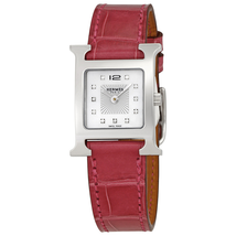 Hermes H Hour Mother Of Pearl Diamond Dial Ladies Watch 036748WW00