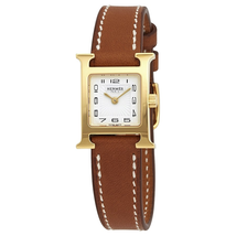 Hermes H Hour Quartz Petite White Dial Ladies Watch 037963WW00