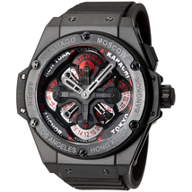 Hublot Big Bang King Power Unico GMT Skeleton Dial Ceramic Men's Watch 771.CI.1170.RX