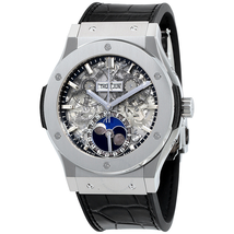 Hublot Classic Fusion Aerofusion Moonphase Sapphire Dial Titanium Men's Watch 517.NX.0170.LR