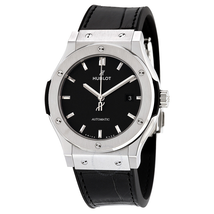 Hublot Classic Fusion Automatic Black Dial Titanium  Men's Watch 542NX1171LR 542.NX.1171.LR
