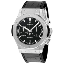 Hublot Classic Fusion Black Dial Chronograph Titanium Automatic Men's Watch 521.NX.1171.LR