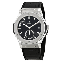 Hublot Classic Fusion Black Dial Automatic Men's Power Reserve Watch 516.NX.1470.LR