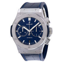 Hublot Classic Fusion Blue Sunray Dial Titanium Automatic Men's Watch 521.NX.7170.LR