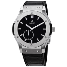 Hublot Classic Fusion Ultra Thin Titanium Automatic Black Dial Men's Watch 545.NX.1270.LR