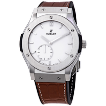 Hublot Classic Fusion Ultra Thin Titanium Automatic White Dial Men's Watch 545.NX.2210.LR
