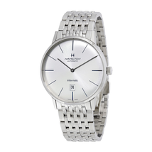 Hamilton Intra-Matic Ultra-slim Automatic Silver Dial Stainless Steel Men's Watch H38755151