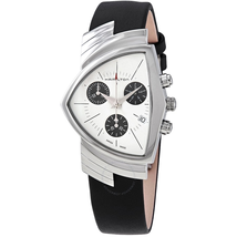 Hamilton Ventura Chronograph Quartz White Dial Men's Watch H24432751