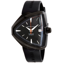 Hamilton Ventura Elvis80 Automatic Black Dial Black PVD Men's Watch H24585331