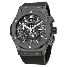 Hublot Classic Fusion Aerofusion Chronograph Automatic Black Magic Skeleton Dial Men's Watch 525.CM.0170.RX