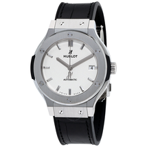 Hublot Classic Fusion Silver  Opaline Dial Automatic Men's Titanium Watch 565.NX.2611.LR