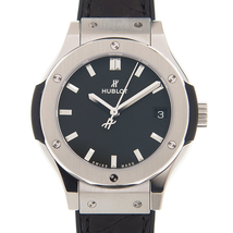 Hublot Classic Fusion Quartz Black Dial Ladies Watch 581NX1171LR 581.NX.1171.LR