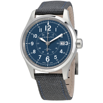 Hamilton Khaki Field Blue Dial Automatic Men's Nylon Watch H70305943