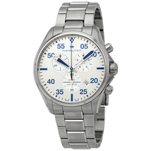 Hamilton Khaki Pilot Chronograph Silver Dial Men's Watch H76712151
