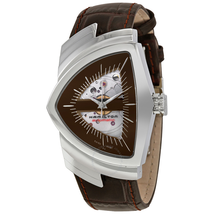 Hamilton Ventura Automatic Brown Skeleton Dial Men's Watch H24515591