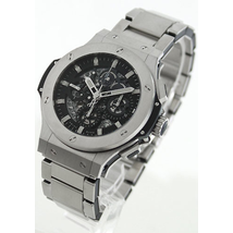 Hublot Big Bang Aero Bang Black Skeleton Dial Steel Men's Watch 311SX1170SX 311.SX.1170.SX
