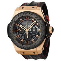 Hublot King Power Automatic  Black Dial 18kt Rose Gold Men's Watch 703.OM.6912.HR.FMC12
