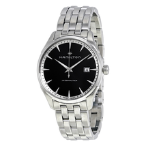Hamilton Jazzmaster Black Dial Men's Stainless Steel Watch H32451131