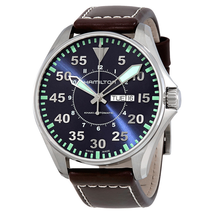 Hamilton Khaki Aviation Pilot Automatic Blue Dial Men's Watch H64715545