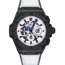 Hublot Big Bang Chronograph Skeleton Dial Leather Men's Watch 710.QX.2139.GR.LDB1