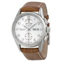 Hamilton Jazzmaster Maestro Silver Dial Brown Leather Men's Watch H32576555