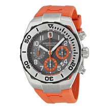 Hamilton Khaki Navy Sub Automatic Chronograph Dark Gray Dial Orange Rubber Men's Watch H78716983