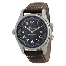Hamilton Khaki Navy UTC Black Dial Men's Watch H77505535