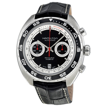 Hamilton Pan Europ Black Dial Leather Men's Watch H35756735